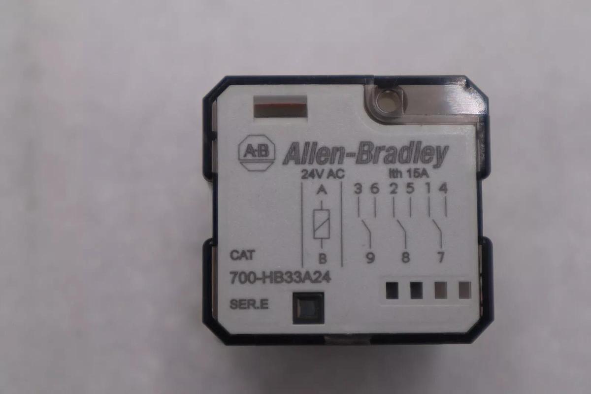 ALLEN BRADLEY 700-HB33A24-3 4 relay 15A AC24V STOCK K-3409