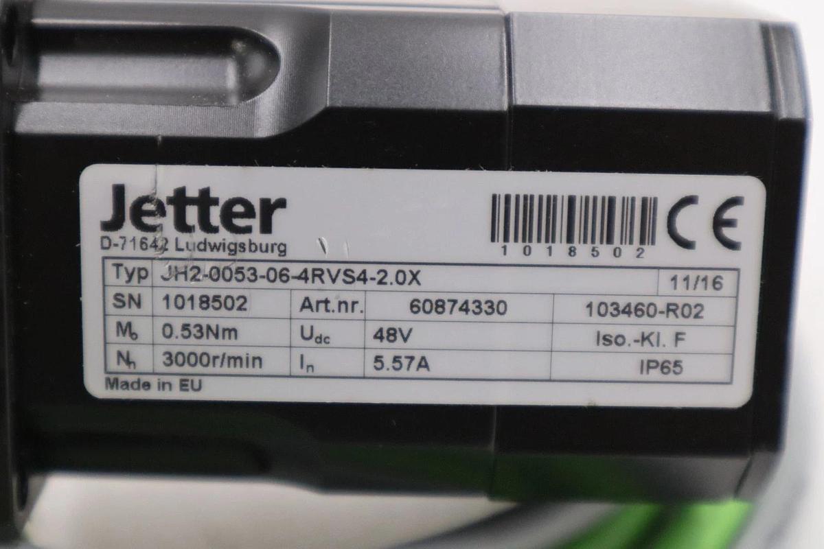 JETTER JH2-0053-06-4RVS4-2.0X / JH20053064RVS420X - SURPLUS NEVER USED #H1144