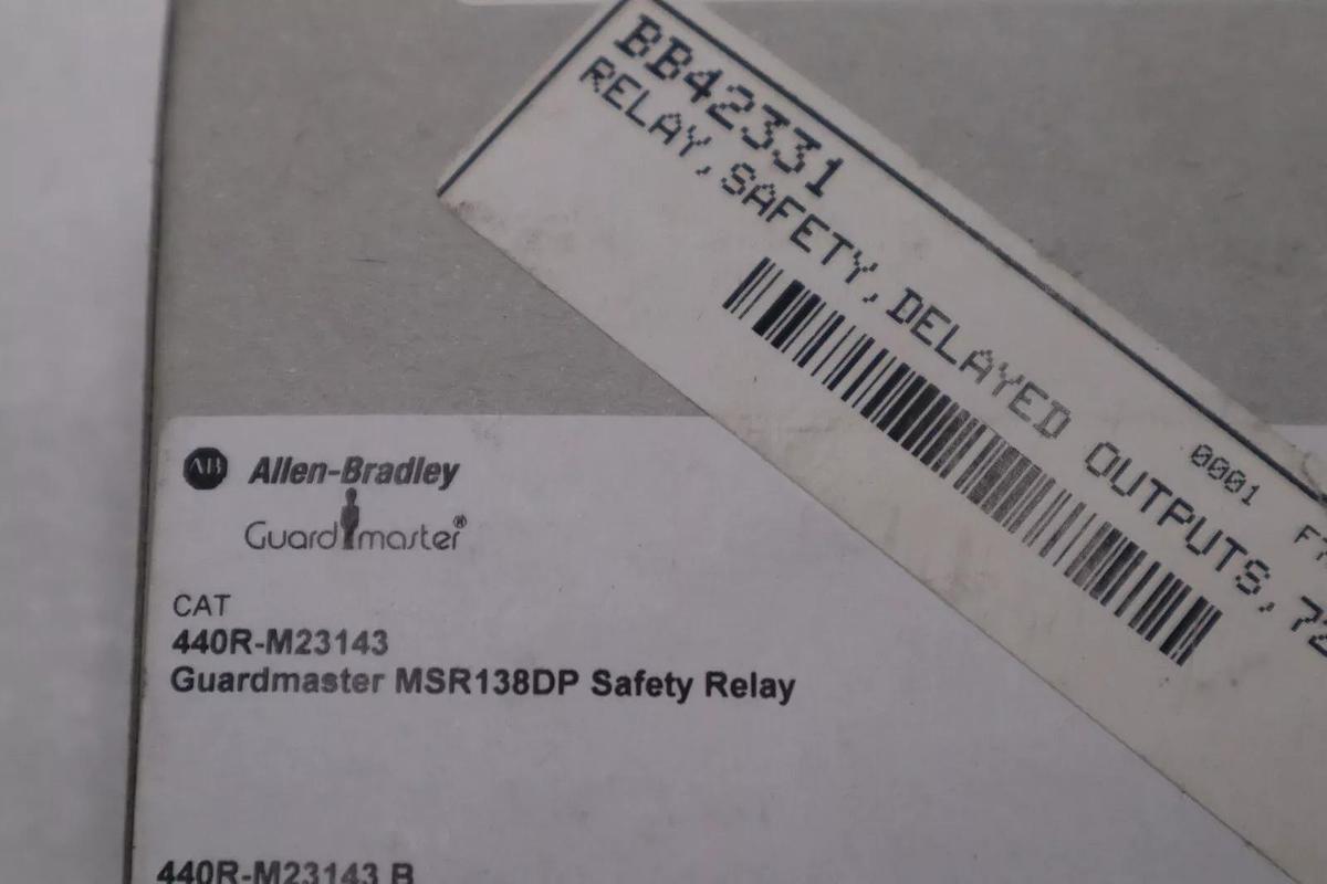 New Allen Bradley 440R-N23132 SER C Safety Relay GuardMaster MSR127TP STK L-241C