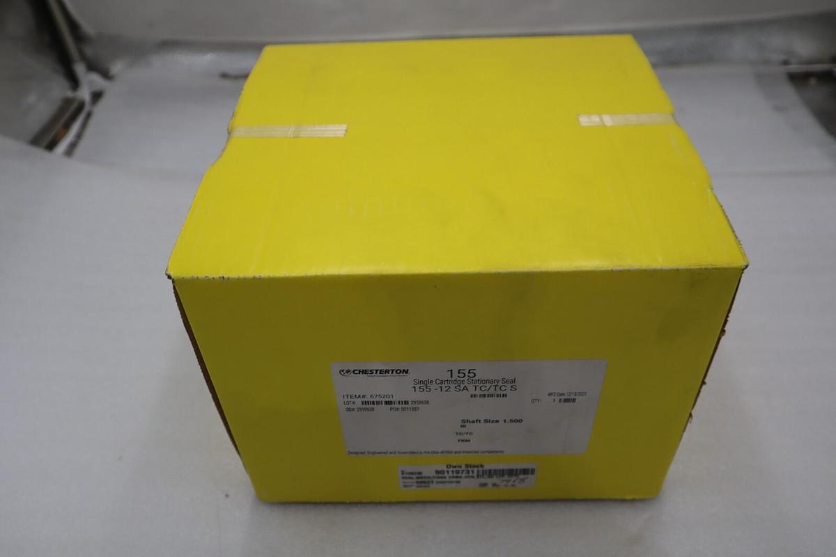 CHESTERTON 155 SINGLE Cartridge Seal 1.500" Item 675201 NEW IN BOX STOCK 2951B