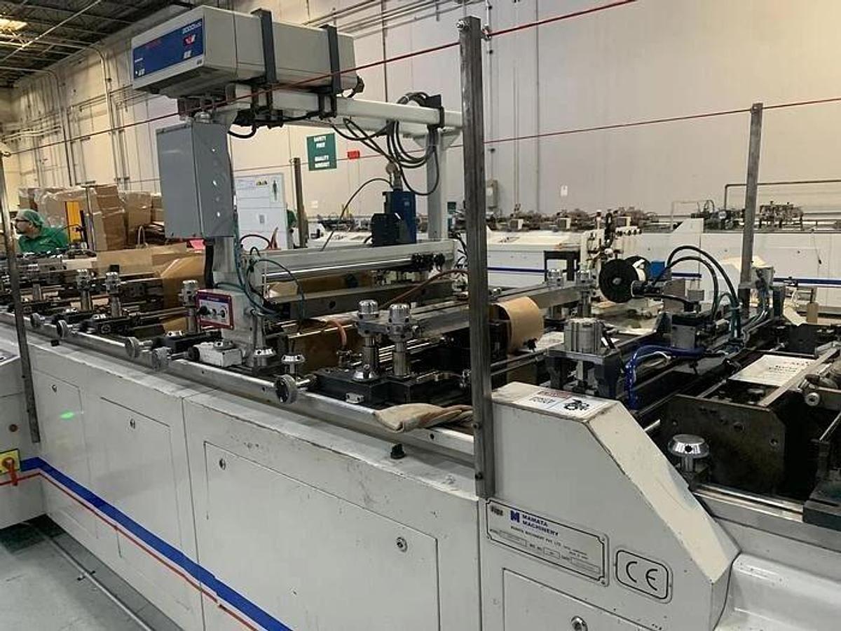 Used 48" WIDE (1200MM) MAMATA VEGA 610 POUCH MACHINE MANUFACTURED 2008