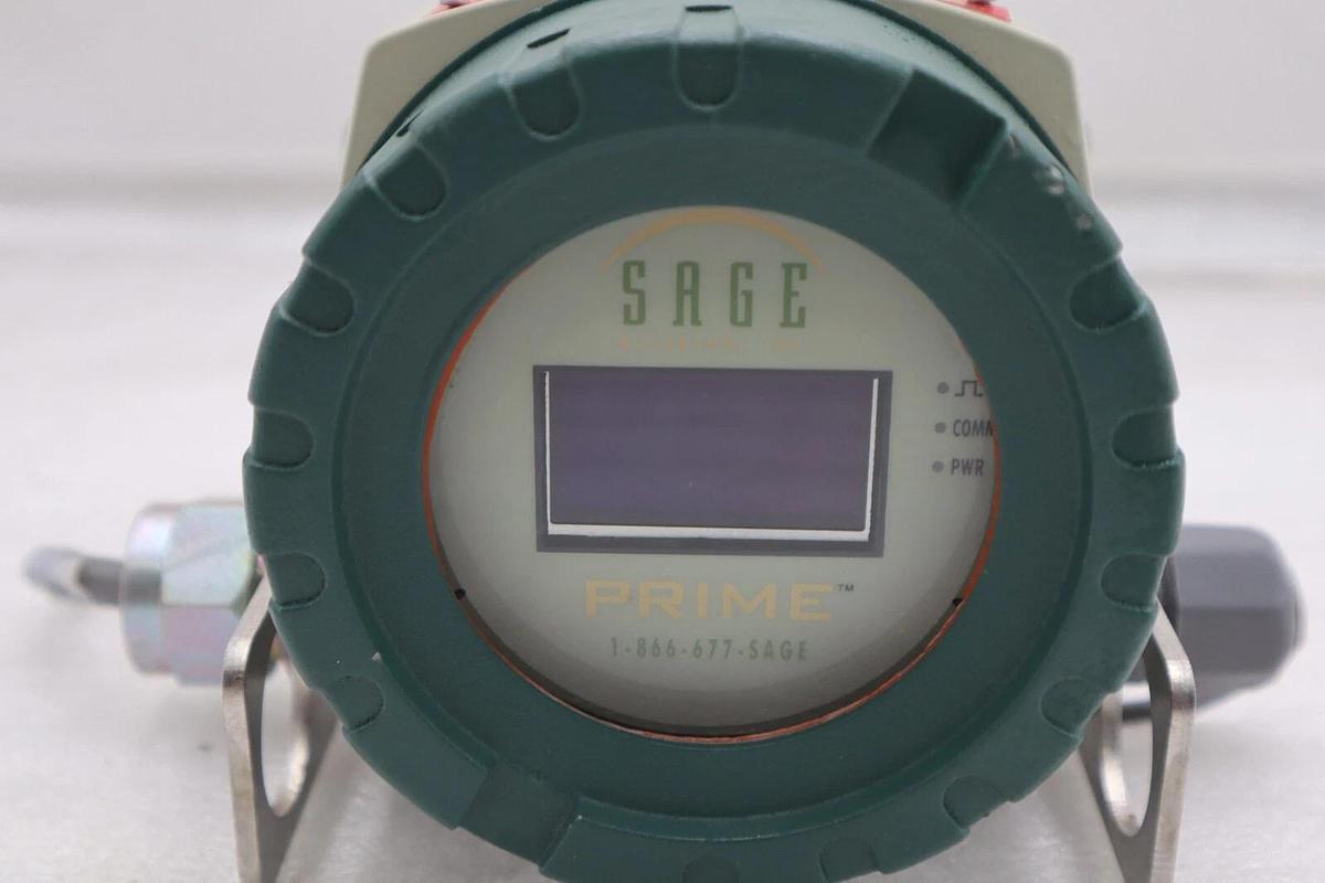 Used SAGE PRIME SRP-300-DC24-AIR INSERTION NATURAL GAS FLOW METER STOCK 4880