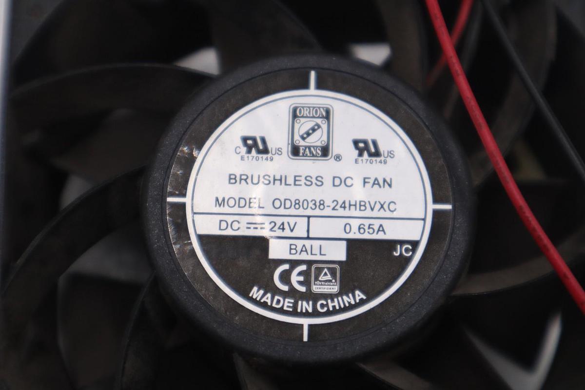 Used ORION FANS OD8038-24HBVXC / OD803824HBVXC STOCK H1667A