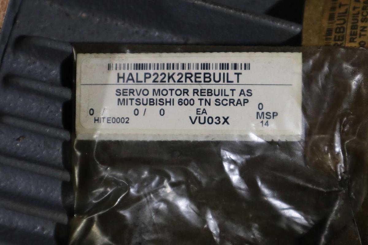 Used REBUILT MITSUBISHI HA-LP22K2 / HALP22K2 SERVO MOTOR STOCK HS33
