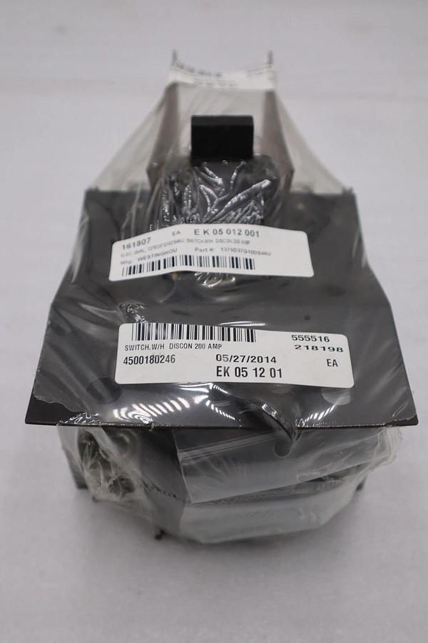 NEW Westinghouse 1375D39G02 3P 200A NEC SW STOCK G290A