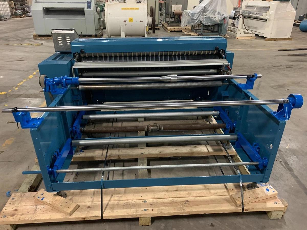 Used 60" ROSENTHAL SHEETER MODEL WAS-5-UBZEA-24 WITH OUTPUT CONVEYOR
