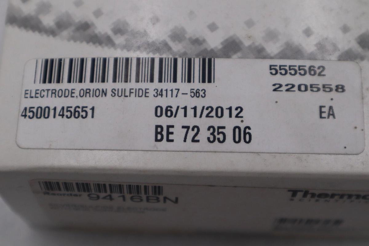 NEW Thermo Scientific 9416BN Silver/Sulfide Electrode with BNC Connector #G234
