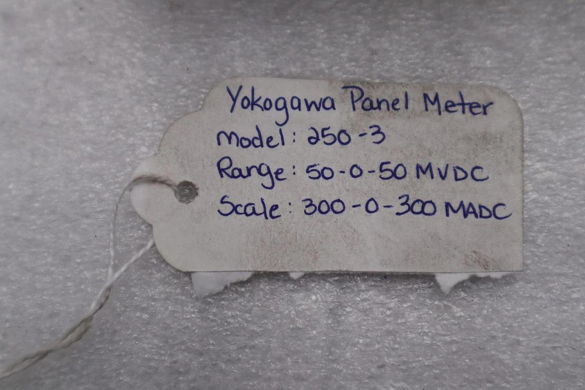 Yokogawa Model 250-3-1/2 Panel Meter 0-150DC Kilovolts STOCK K-3572