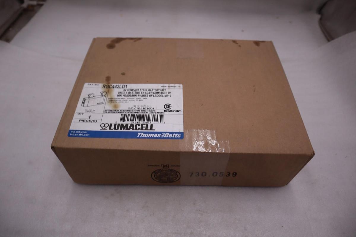 Thomas&Betts/Lumacell RGC442LD1 6V Emergency Lighting Unit STK GF877