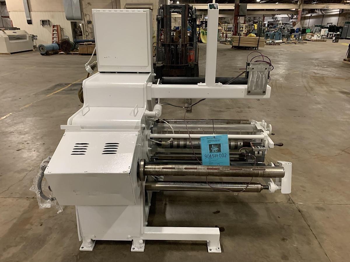 Used 30” VOORWOOD DUPLEX MODEL 30-24 SLITTER REWINDER WITH TRIM BLOWER