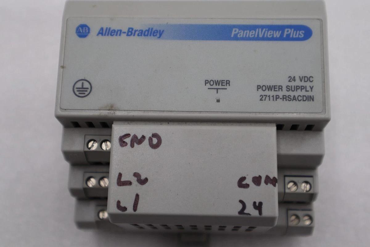 Used ALLEN BRADLEY 2711P-RSACDIN PANELVIEW PLUS POWER SUPPLY SER A STOCK #L-442