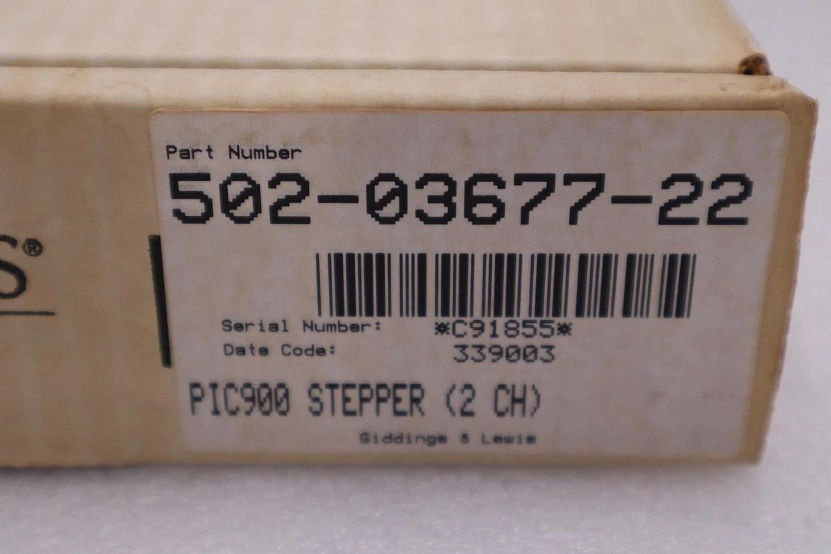 Used NEW Giddings & Lewis 502-03677-22R3 PiC900 Stepper Module STOCK 3800A