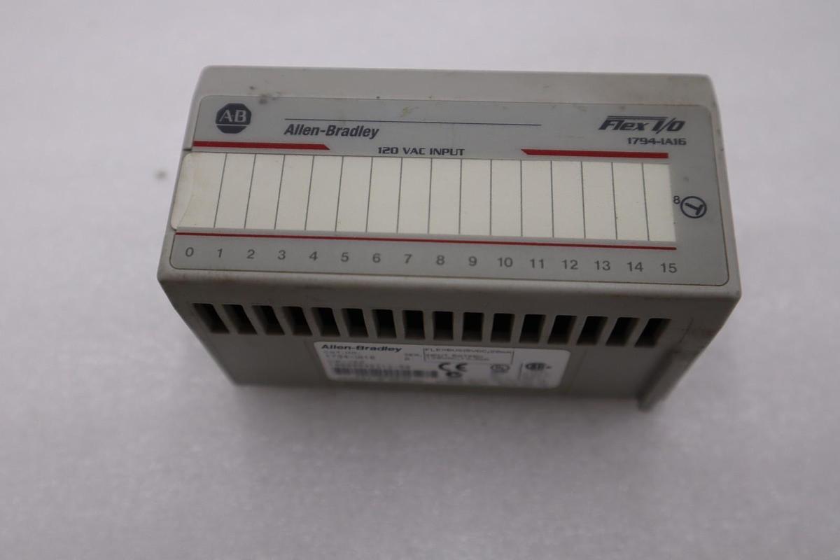 Used AB Allen Bradley 1794-IA16  Input Module  1794IA16 STK H1226A