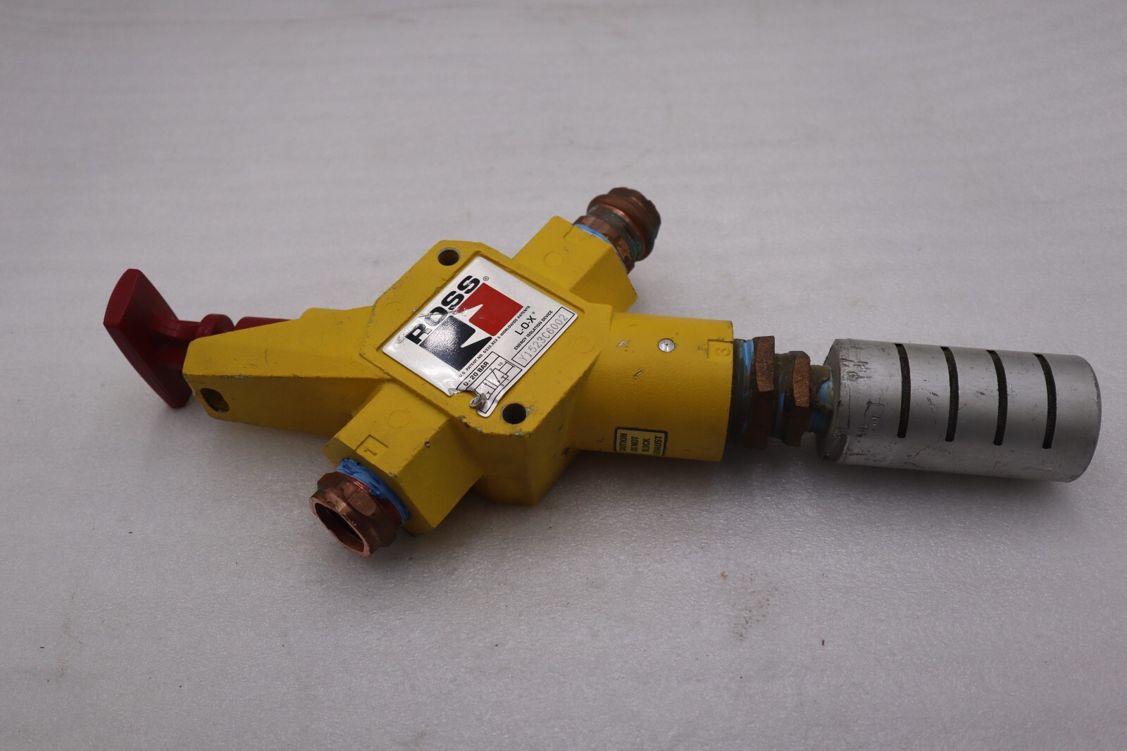 Used ROSS LOX PNEUMATIC VALVE  Y1523C6002 STOCK 4915