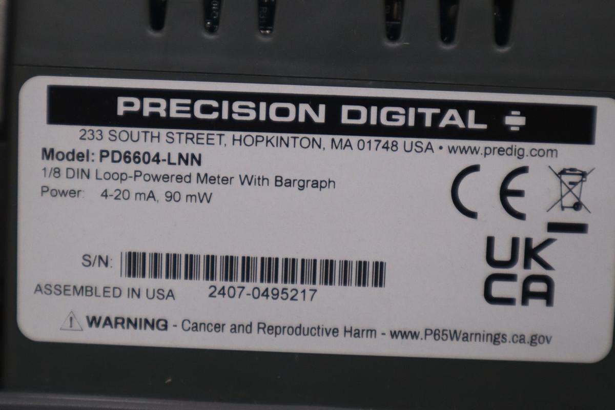 PRECISION DIGITAL PD6604-LNN / PD6604LNN (BRAND NEW) STOCK 4018B
