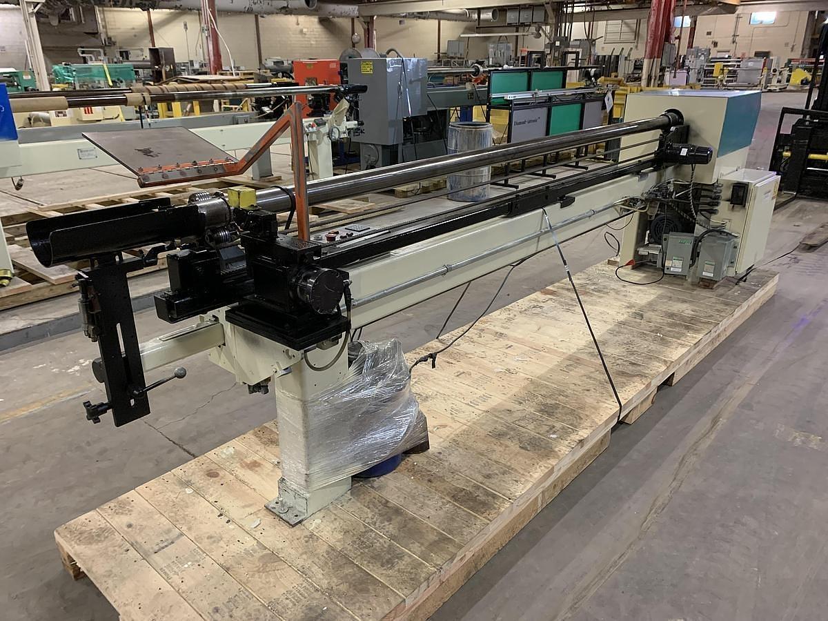 Used 120" WIDE AUTOMATIC HANDLING MODEL SHARK-10 CORE CUTTER 3" CORES