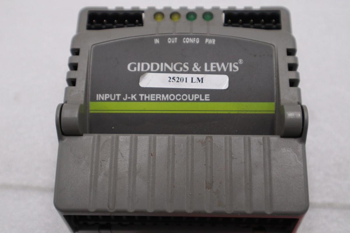 Used Giddings & Lewis M.1301.9806 R2 Input J-K Thermocouple Temperature STOCK 1487A