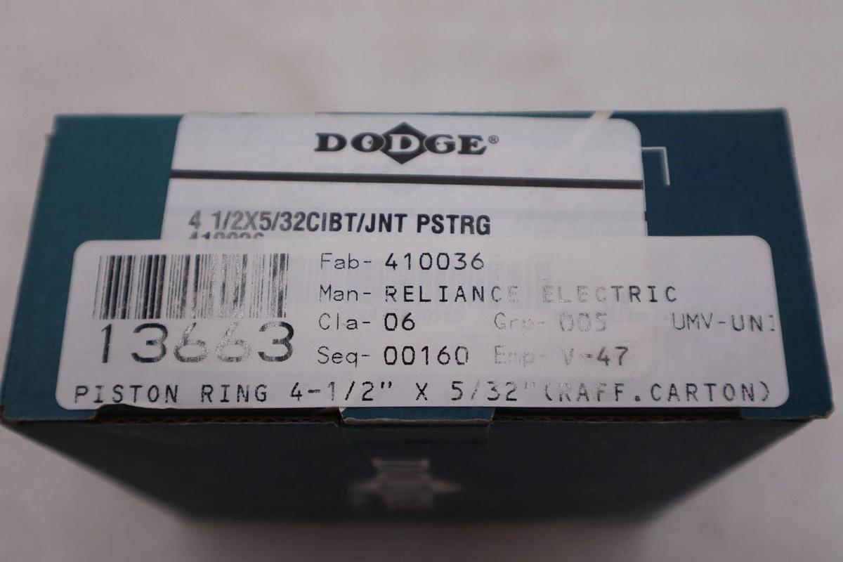 Used DODGE 410036 4 1/2X5/32CIBT/JNT PSTRG - NEW IN BOX - STOCK GF500A
