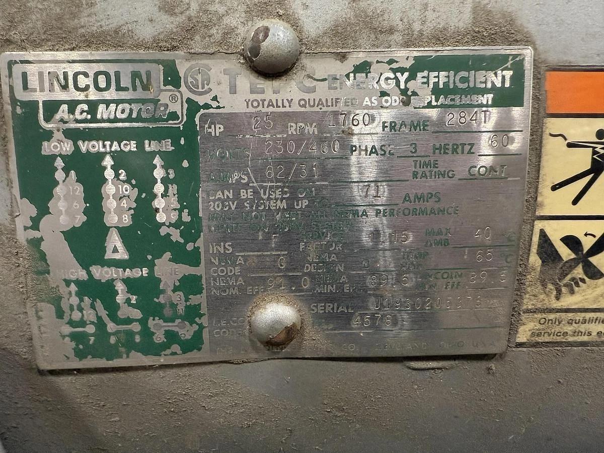 Used 25 HP SSI SHREDDER DUAL SHAFT SHREDDER