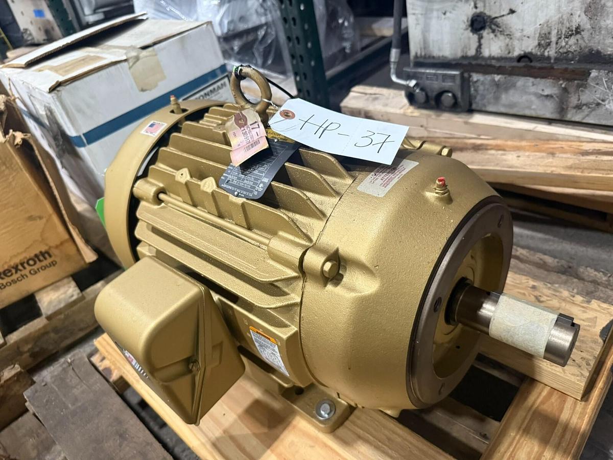 Used Baldor CEM4106T Super E Motor 20HP, 208-230/480VAC 3-Ph, 256TC, 3520RPM NEW UNIT