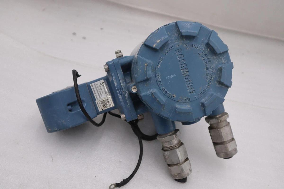 Used ROSEMOUNT 8732EMT1A1M4 MAGNETIC FLOWMETER TRANSMITTER WITH FLOWTUBE STOCK H1922