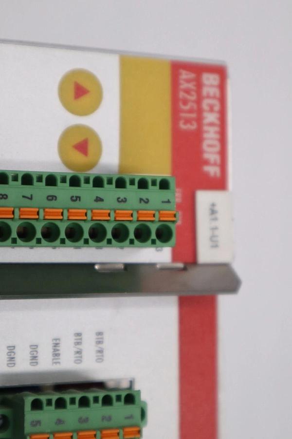 Used Beckhoff AX2513-B750 Servo Drive STOCK 3435-D