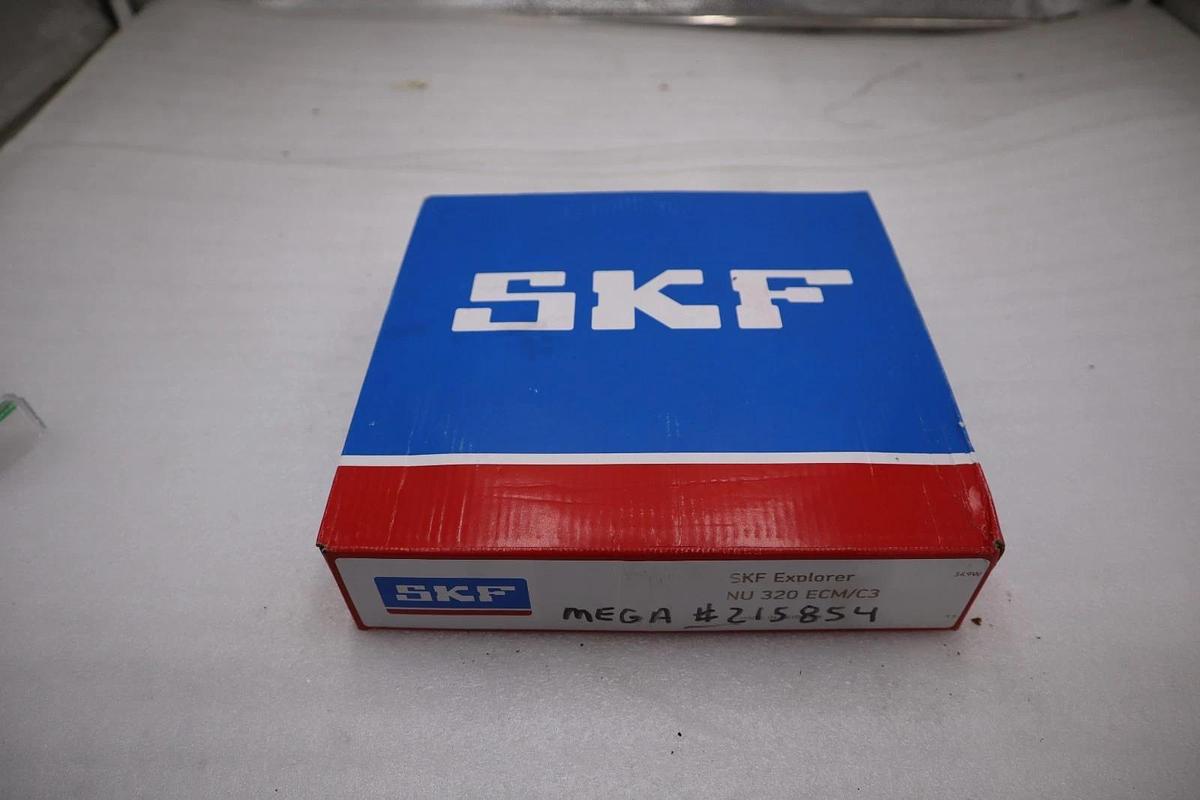 Used NEW SKF NU 320 ECM/C3 single row cylindrical roller bearing STK GF118
