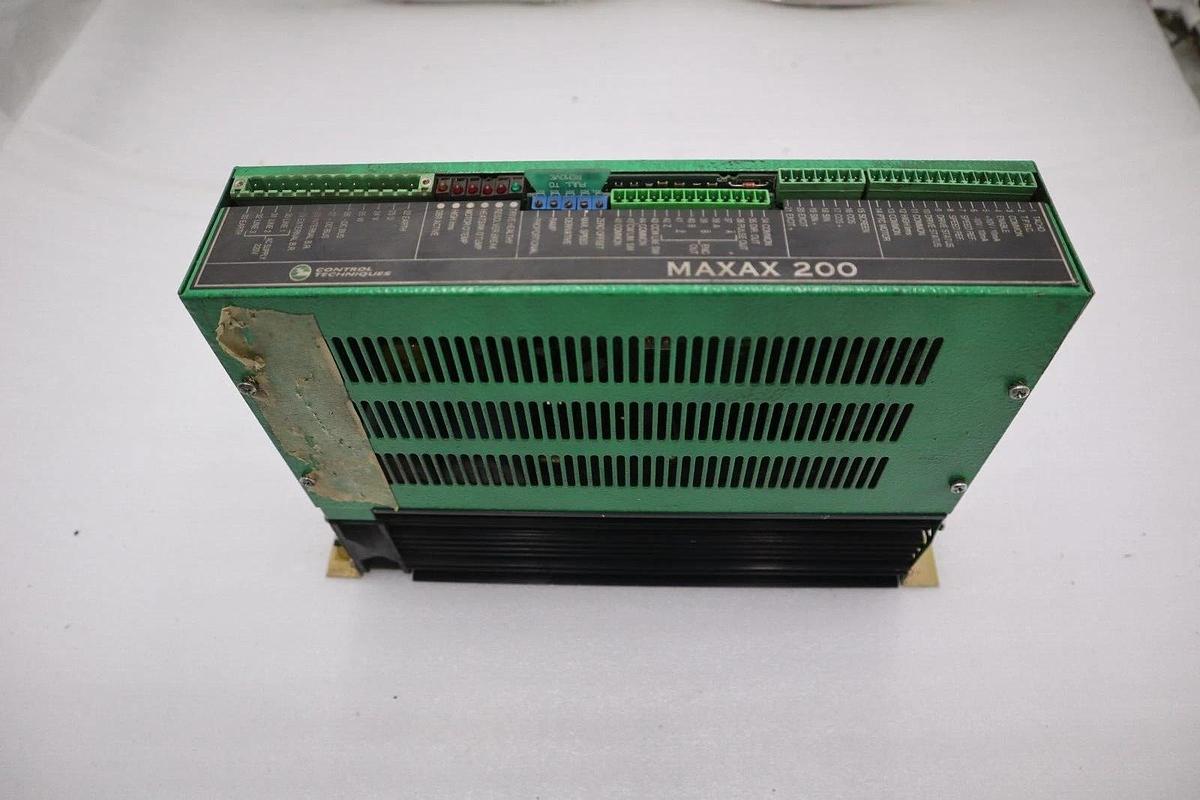Used CONTROL TECHNIQUES MAXAX 200 BRUSHLESS AC SERVO DRIVE STOCK 4030-A