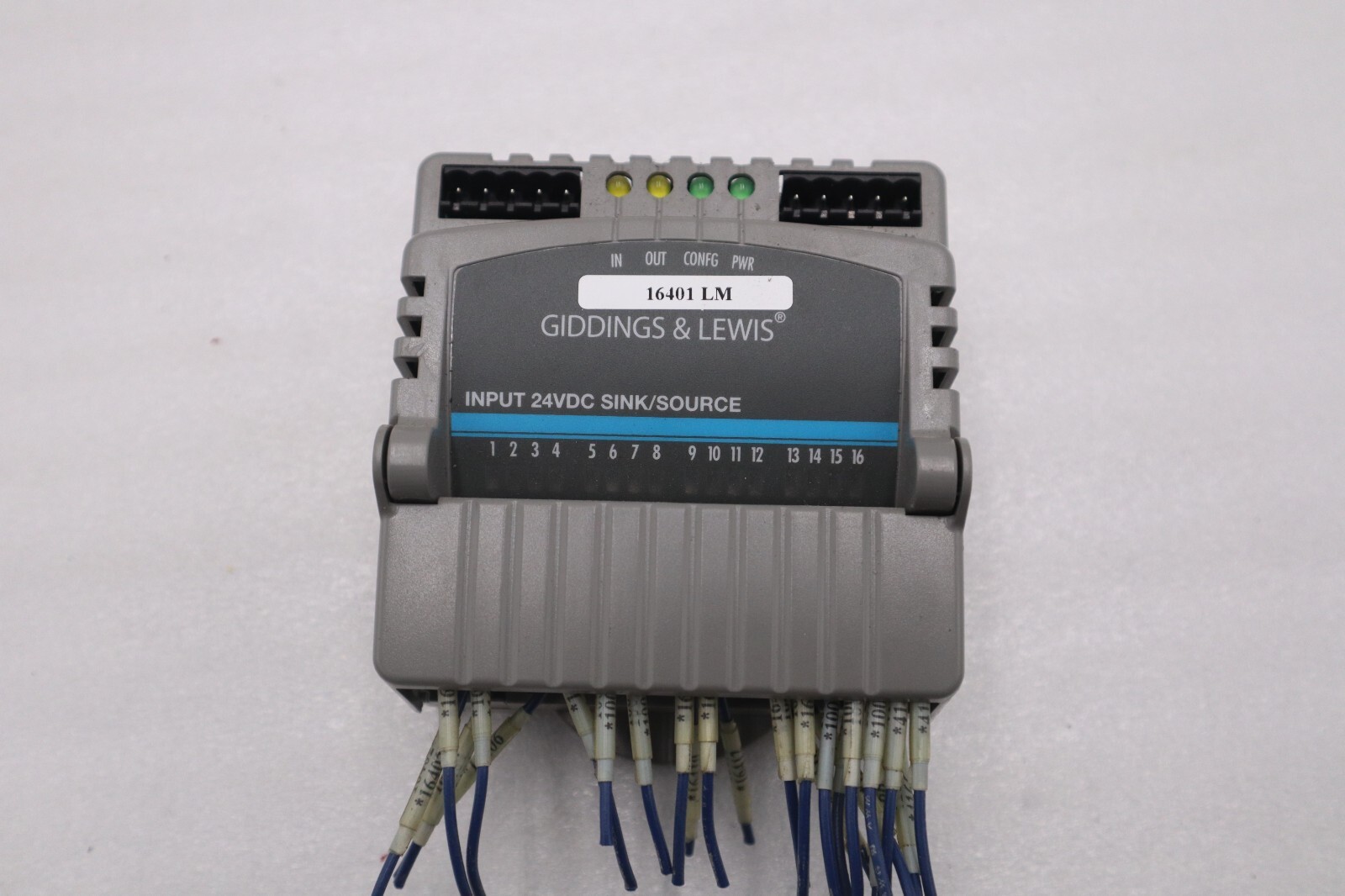 Used GIDDINGS & LEWIS M.1300.7372 R1 Input Module 24VDC SINK/SOURCE STOCK 621-D