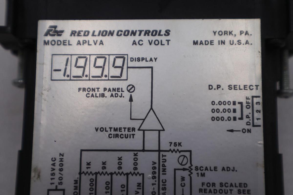 Used Red Lions Controls Model Aplva AC Volt Voltage Converter Used #K-2265