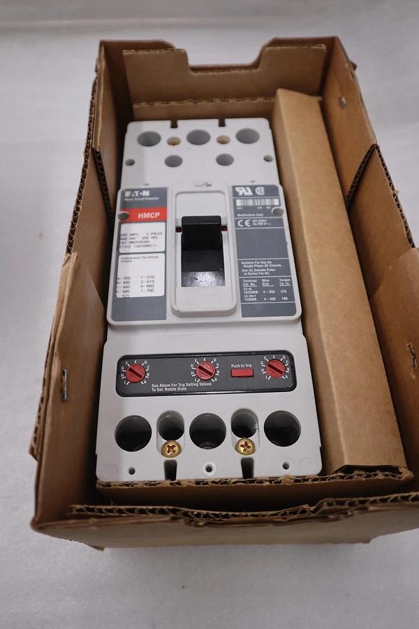 Used EATON CORPORATION HMCP250A5 SERIES C (NEW IN BOX) MOTOR PROTECTOR STOCK GF-1415