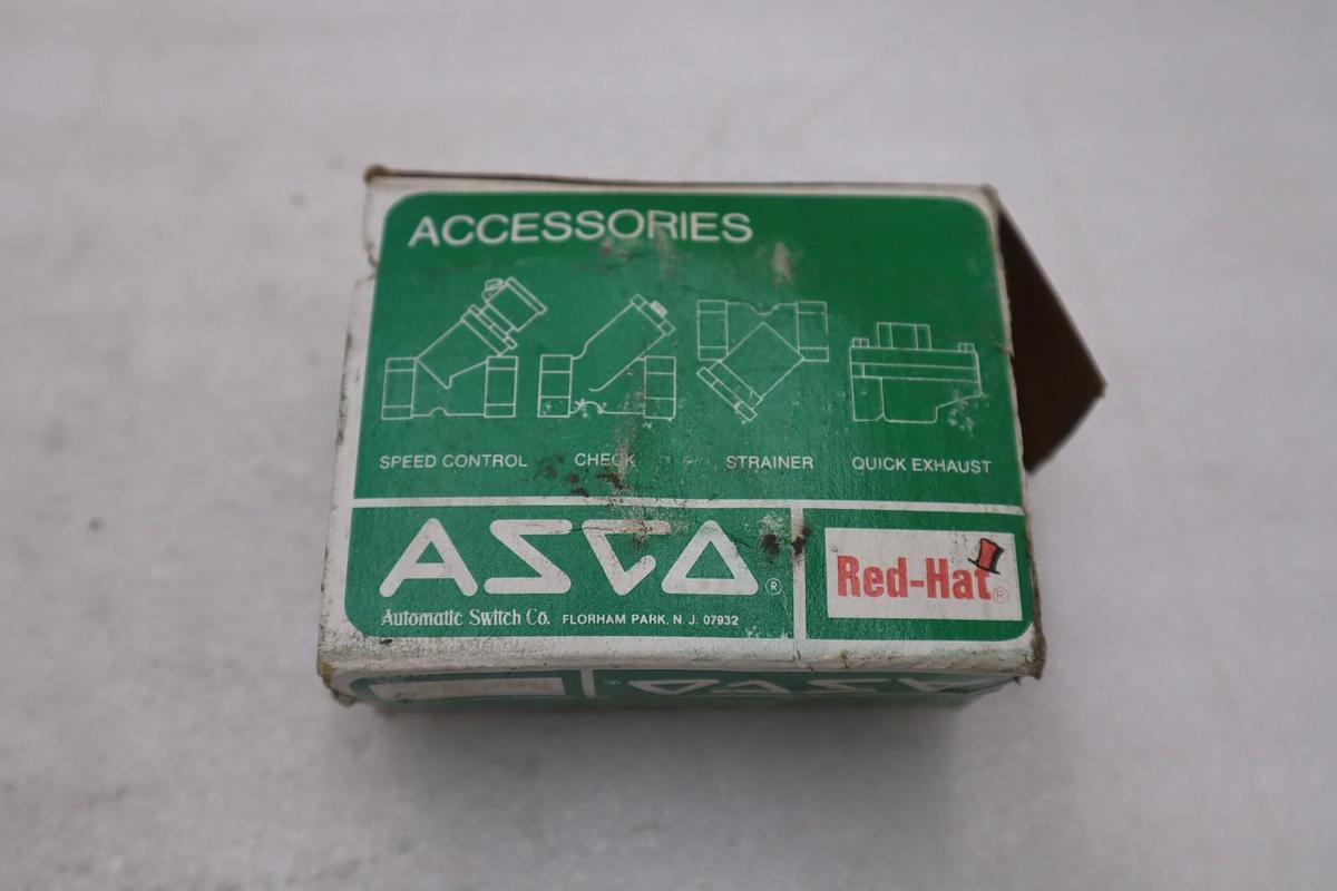 ASCO 8210D9 RedHat 3/4" Brass Solenoid Valve 8210 Series - NEW - STOCK GF659A