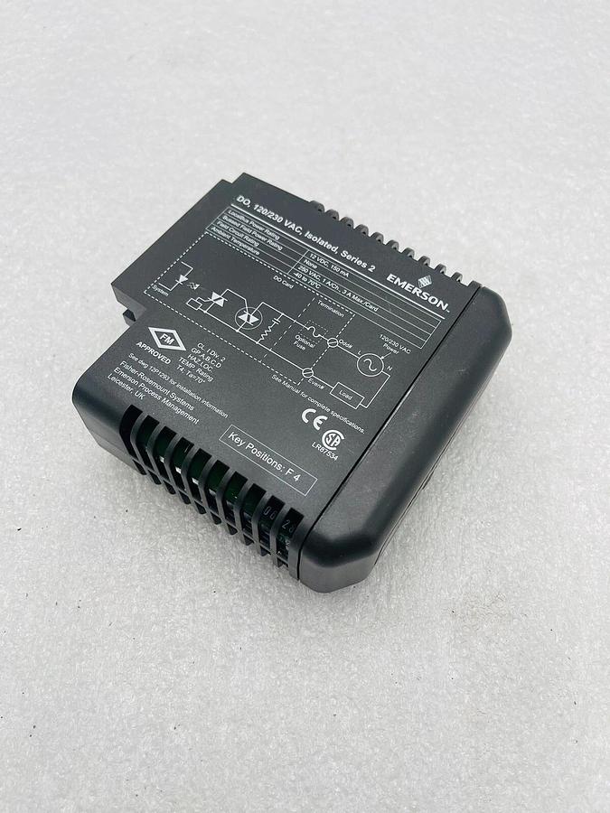 Used Emerson DeltaV KJ3209X1-BA1 Output Module DO VAC Isolated #K-2529