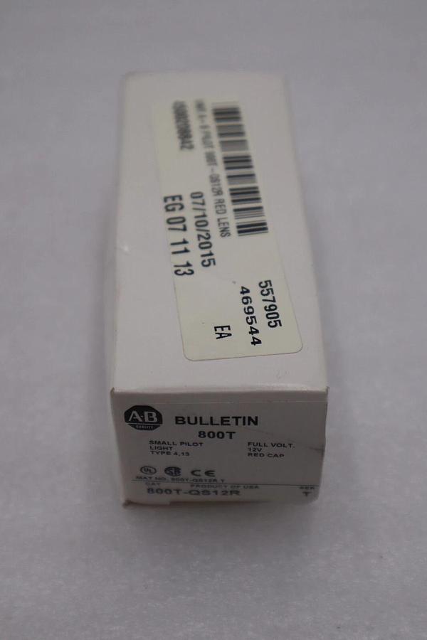 Used ALLEN BRADLEY 800T-QS12R / 800TQS12R (NEW WITH BOX) STOCK G696A
