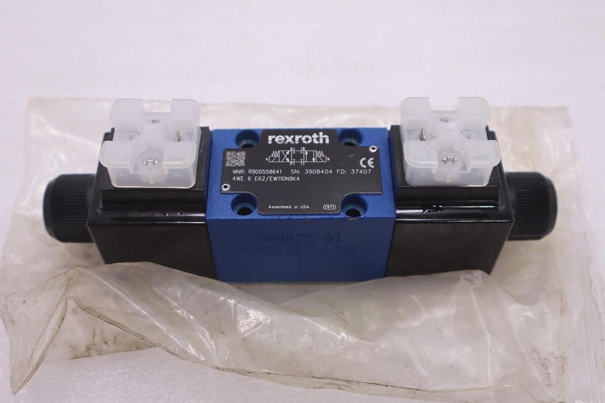 Used REXROTH 4WE6E62/EW110N9K4 R900558641 110/120V NEW NO BOX STOCK K-1143A
