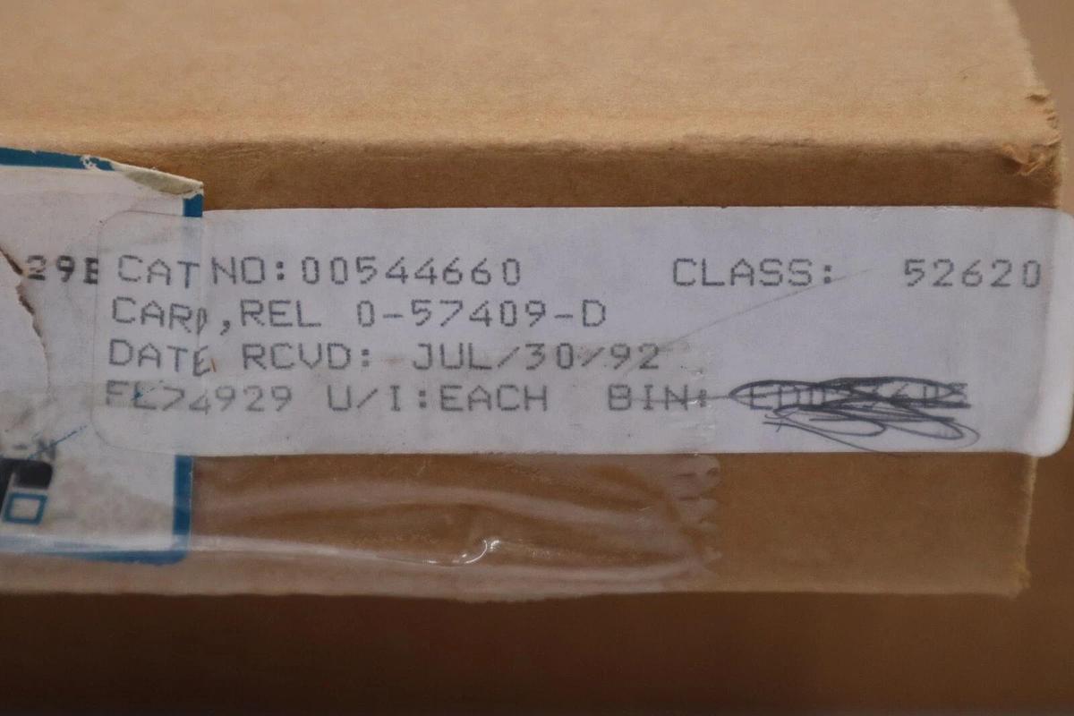NEW OPEN BOX Reliance Electric 57409-D Analog Input Module 57409D STK G412