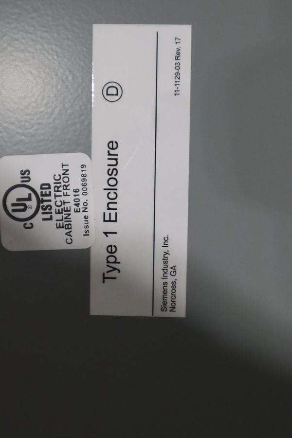 Used SIEMENS P1 250A 208Y/120V P1C30BL100ATST MAIN BEAKER STOCK HS47