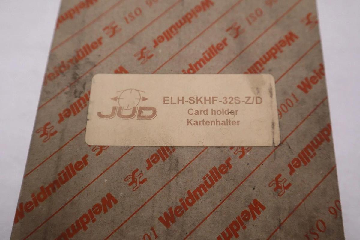 Used WEIDMULLER 0586961001 SKH F32 (Z&D) LP RH2 BACKPLAN - STOCK GF142A