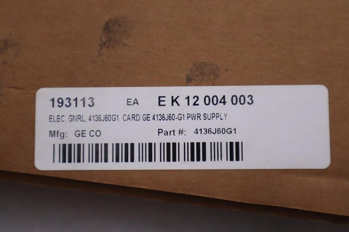 NEW GE FANUC GENERAL 4136J60-G1 POWER SUPPLY BOARD STOCK G212