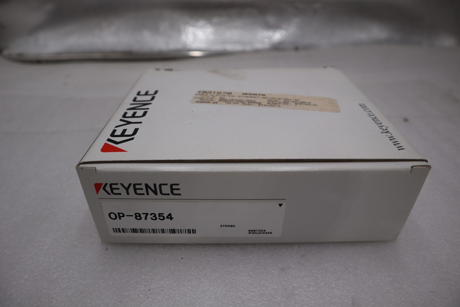 Used NEW OPEN BOX  Keyence OP-87354 Standard control cable STOCK H291A