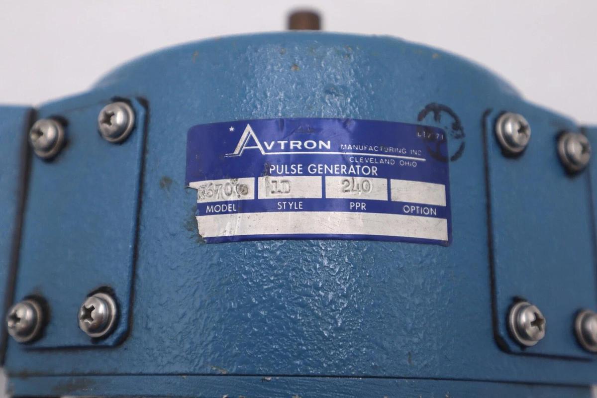 AVTRON PULSE GENERATOR K670 PPR 240 STYLE 1D STOCK #4651