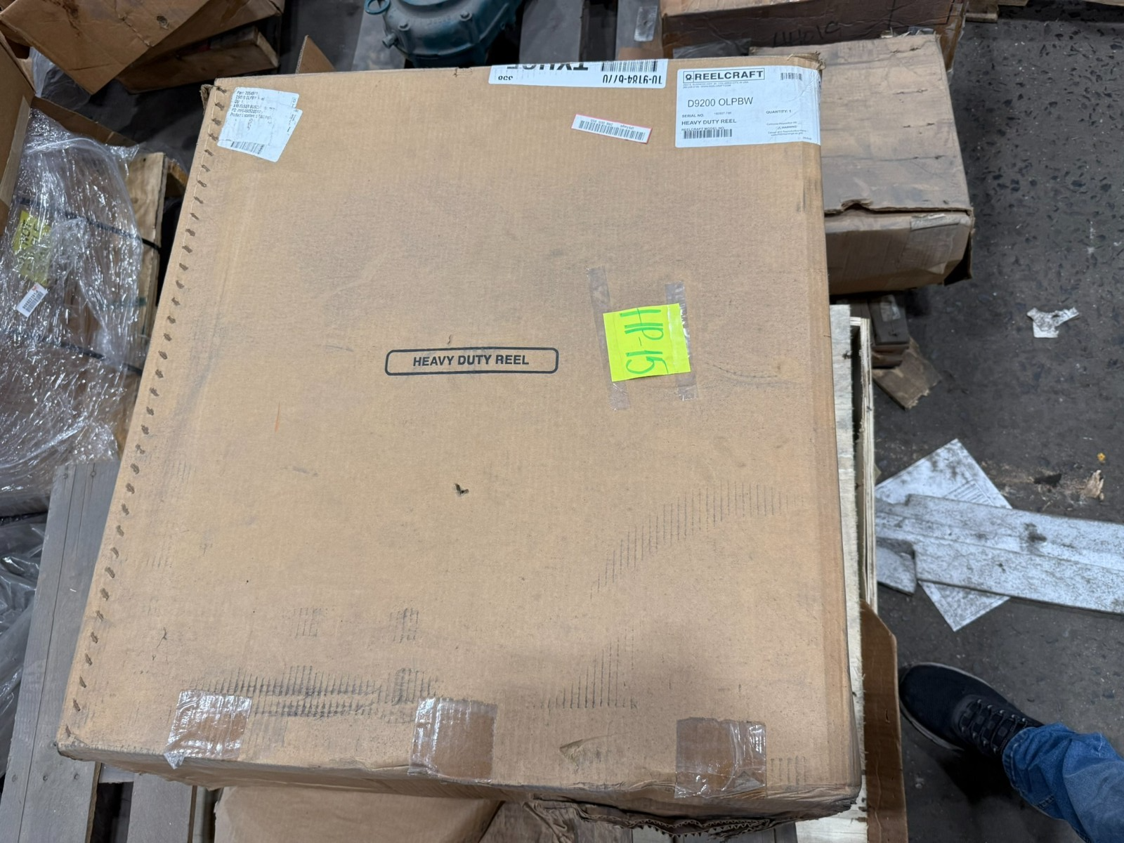 Used Reelcraft - D9200 OLPBW - Reelcraft Industries 9000 Series Hose Reel NEW IN BOX