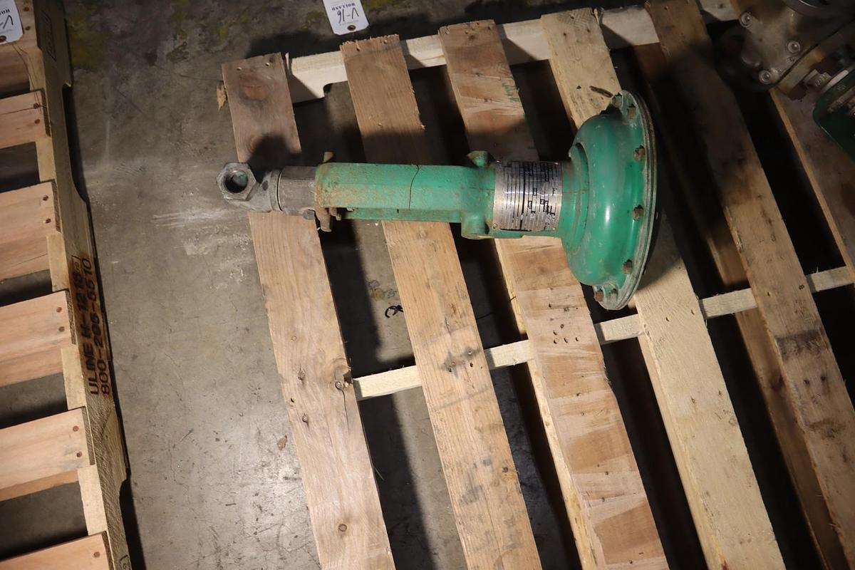 Used Fisher Control Valve With Type 657 Pneumatic Actuator