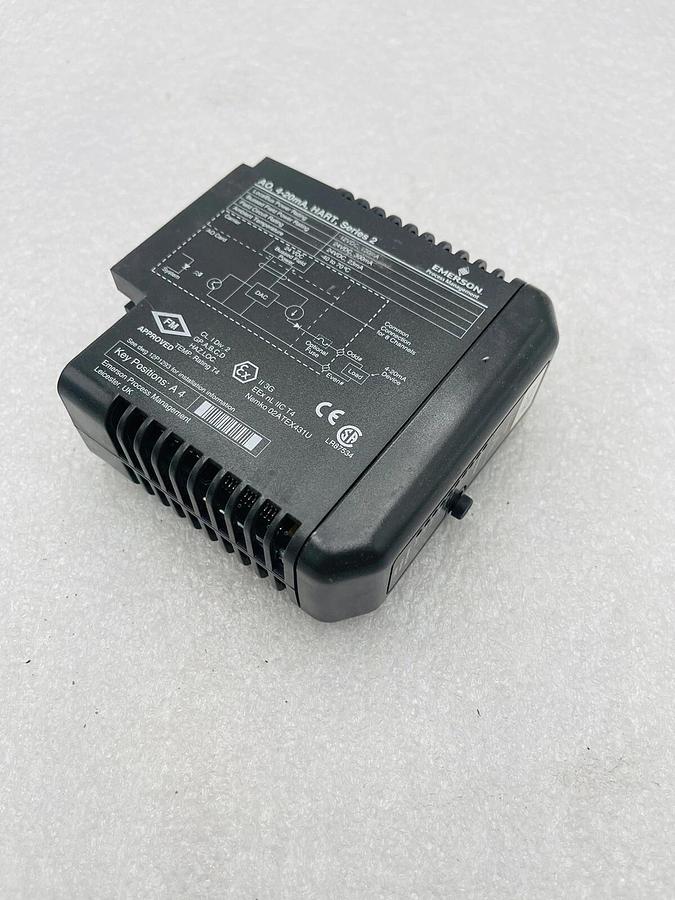 Used EMERSON DELTAV KJ3221X1-BA1 AO CARD 8 CH 4-20 MA HART SER 2 #K-2505