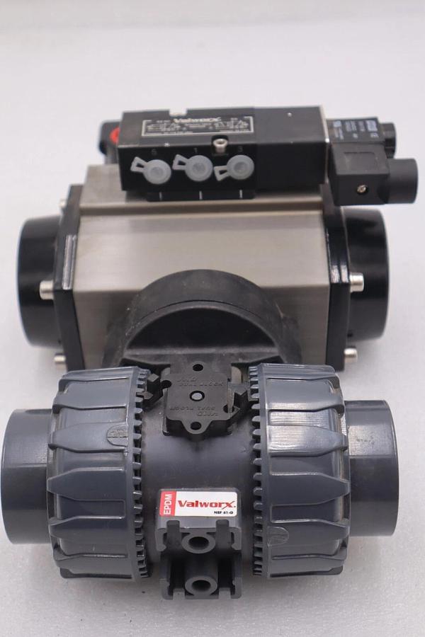 VALWORX 530175 AP075 PNEUMATIC ACTUATOR W/ 529102A SOLENOID 529910A VALVE #007-A