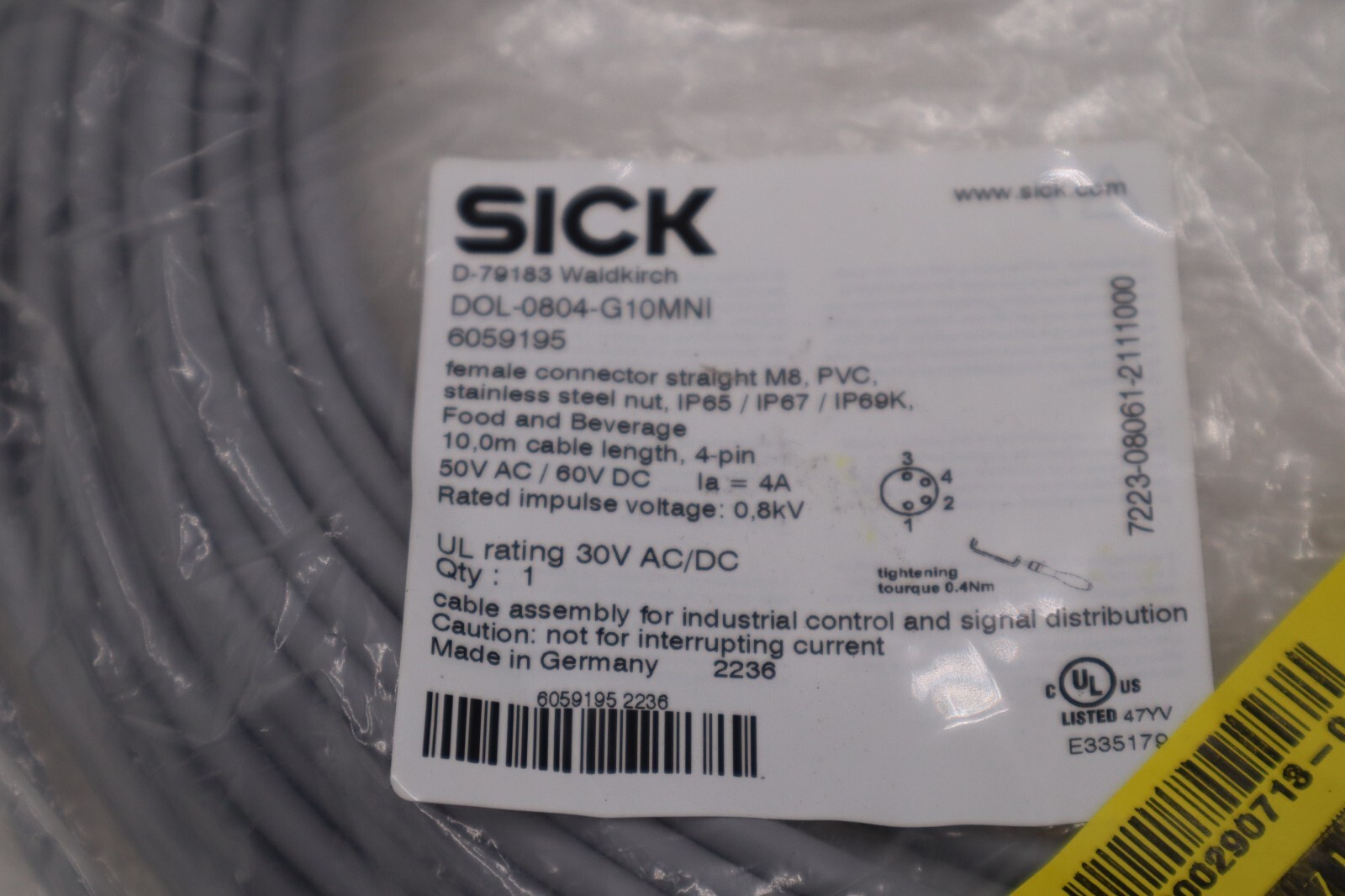 SICK DOL-0804-G10MNI / DOL0804G10MNI (BRAND NEW) STOCK G753