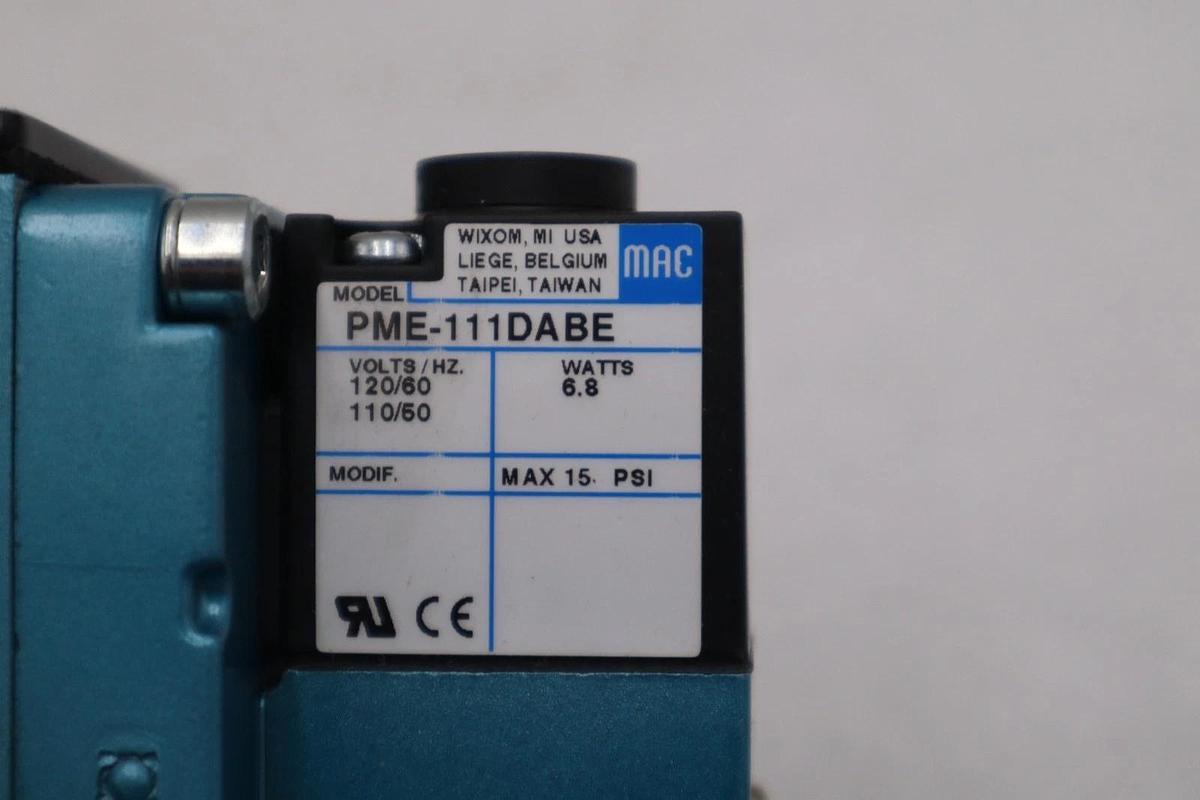 Used MAC Valves 6531B-611-PM-111DA Solenoid Valve - STOCK GF137A