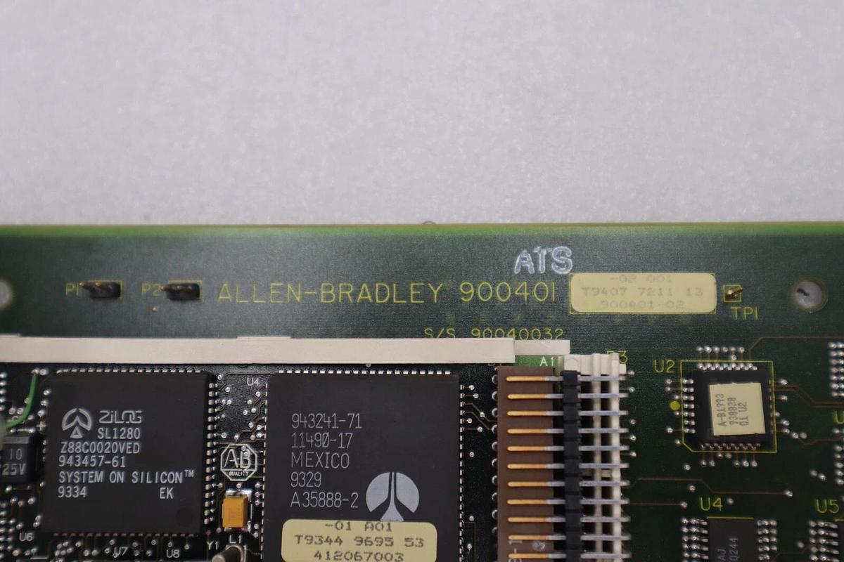 Used ALLEN BRADLEY 8520-RIOM 156754 REV 01 900401-02 CIRCUIT BOARD STOCK #2847