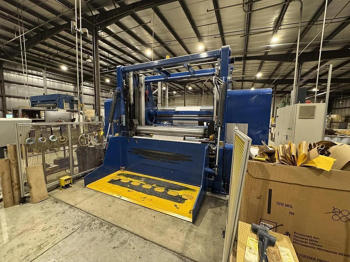 Used 80” WIDE AUSQUIP MODEL JM-80-60 TWO DRUM WINDER - UPDATED HMI