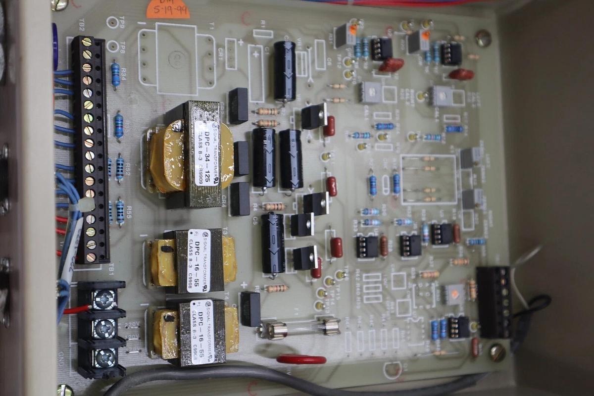 Used Dover Flexo Electronics Model T15 Carriage Idler Tension Indicator #4116
